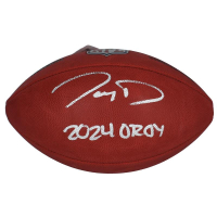 Jayden Daniels Signed "The Duke" Official NFL Game Ball Inscribed "2024 OROY" (Fanatics) at PristineAuction.com