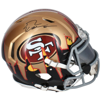 George Kittle Signed 49ers Full-Size Authentic On-Field Custom Ripped Speed Helmet with Custom Visor (Beckett) at PristineAuction.com