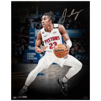Jaden Ivey Signed LE Pistons "Step Back" 16x20 Photo (Panini) at PristineAuction.com