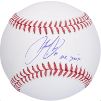 Francisco Lindor Signed OML Baseball Inscribed "Mr. Smile" (Fanatics) at PristineAuction.com