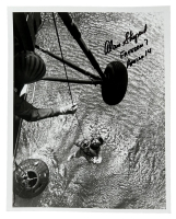 Alan Shepard Signed Official Original NASA 8x10 Photo Inscribed "Freedom 7" & "Apollo 14" (Beckett) at PristineAuction.com