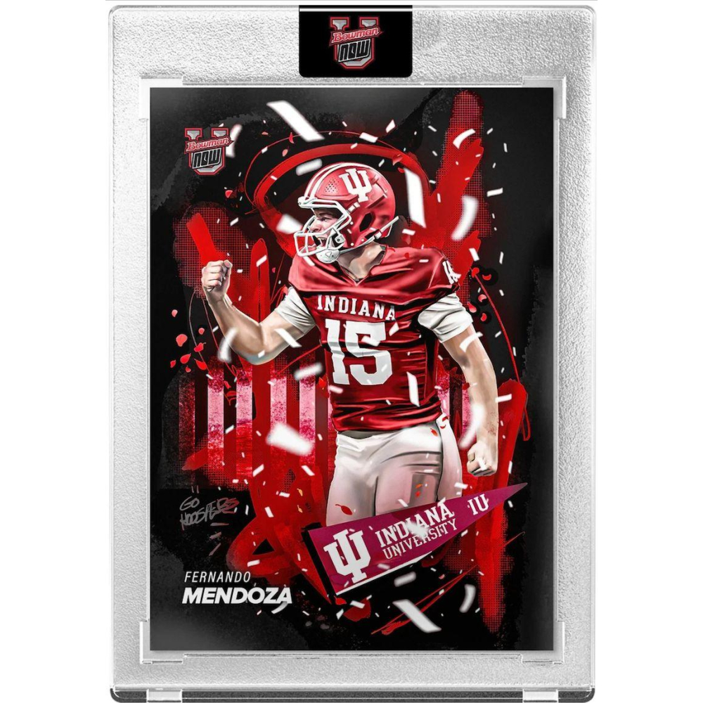 Fernando Mendoza 2025 Bowman U Now #CSFM-A Art RC at PristineAuction.com