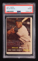 Willie Mays 1957 Topps #10 (PSA 2) at PristineAuction.com