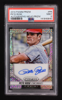 Pete Rose 2014 Panini Prizm Autographs Mojo Prizm #PR #16/75 (PSA 9) at PristineAuction.com