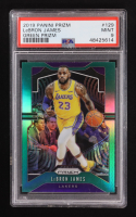 LeBron James 2019 Panini Prizm Green Prizm #129 (PSA 9) at PristineAuction.com