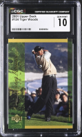 Tiger Woods 2001 Upper Deck #124 (CGC GEM MINT 10) at PristineAuction.com