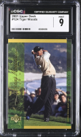 Tiger Woods 2001 Upper Deck #124 (CGC 9) at PristineAuction.com