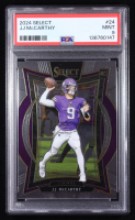 JJ McCarthy 2024 Select #24 RC (PSA 9) at PristineAuction.com