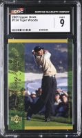 Tiger Woods 2001 Upper Deck #124 (CGC 9) at PristineAuction.com