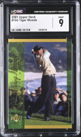 Tiger Woods 2001 Upper Deck #124 (CGC 9) at PristineAuction.com