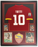 Francesco Totti Signed Custom Framed Jersey Display with Photos (Beckett) at PristineAuction.com