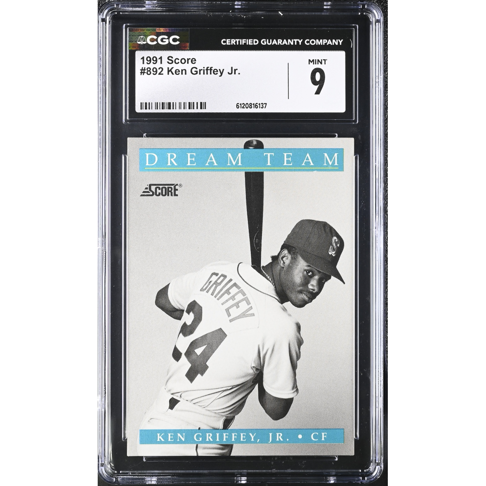 Ken Griffey Jr 1991 Score DT #892 (CGC 9) at PristineAuction.com