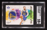 Stephen Curry 2023-24 Panini Court Kings Self Impressions #28 (SGC 10) at PristineAuction.com