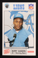 Barry Sanders 1989 Lions Police #11 RC at PristineAuction.com