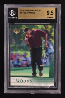 Tiger Woods 2001 Upper Deck #1 RC (BGS 9.5) at PristineAuction.com