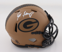 Brett Favre Signed Packers Salute To Service Alternate Speed Mini Helmet (Favre) at PristineAuction.com