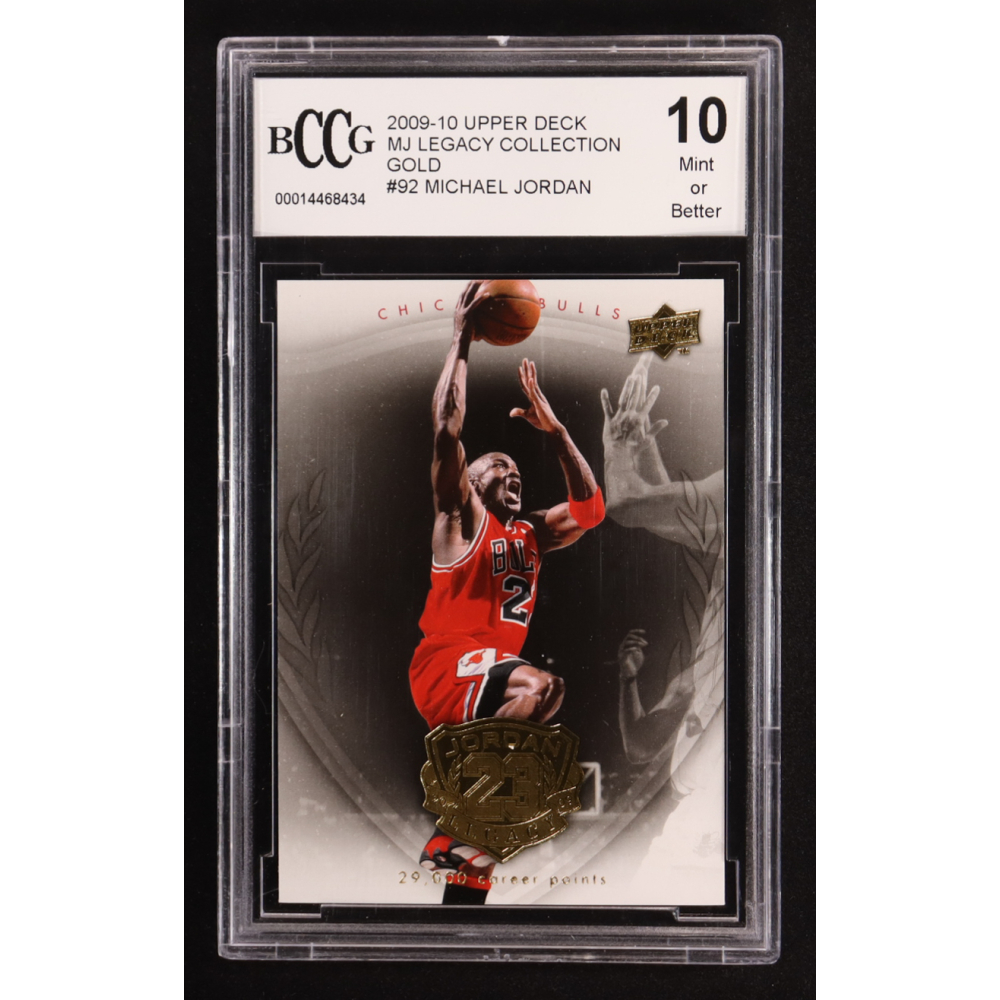 Michael Jordan 2009-10 Upper Deck Michael Jordan Legacy Collection Gold #92 (BCCG 10) at PristineAuction.com