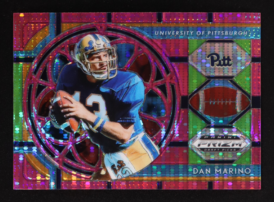Dan Marino 2019 Panini Prizm Draft Picks Prizms Pink Pulsar #44 SG at PristineAuction.com Dan Marino 2019 Panini Prizm Draft Picks Prizms Pink Pulsar #44 SG at PristineAuction.com