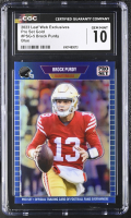 Brock Purdy 2023 Leaf Web Exclusives Pro Set Blue #PSG-5 #16/25 (CGC GEM MINT 10) at PristineAuction.com