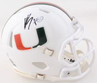 Keionte Scott Signed Miami Hurricanes Speed Mini Helmet (JSA) at PristineAuction.com
