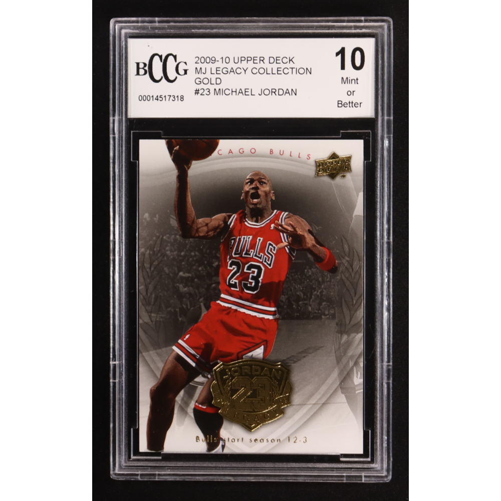 Michael Jordan 2009-10 Upper Deck Michael Jordan Legacy Collection Gold #23 (BCCG 10) at PristineAuction.com