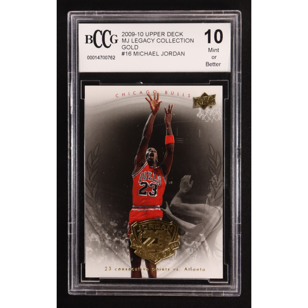 Michael Jordan 2009-10 Upper Deck Michael Jordan Legacy Collection Gold #16 (BCCG 10) at PristineAuction.com