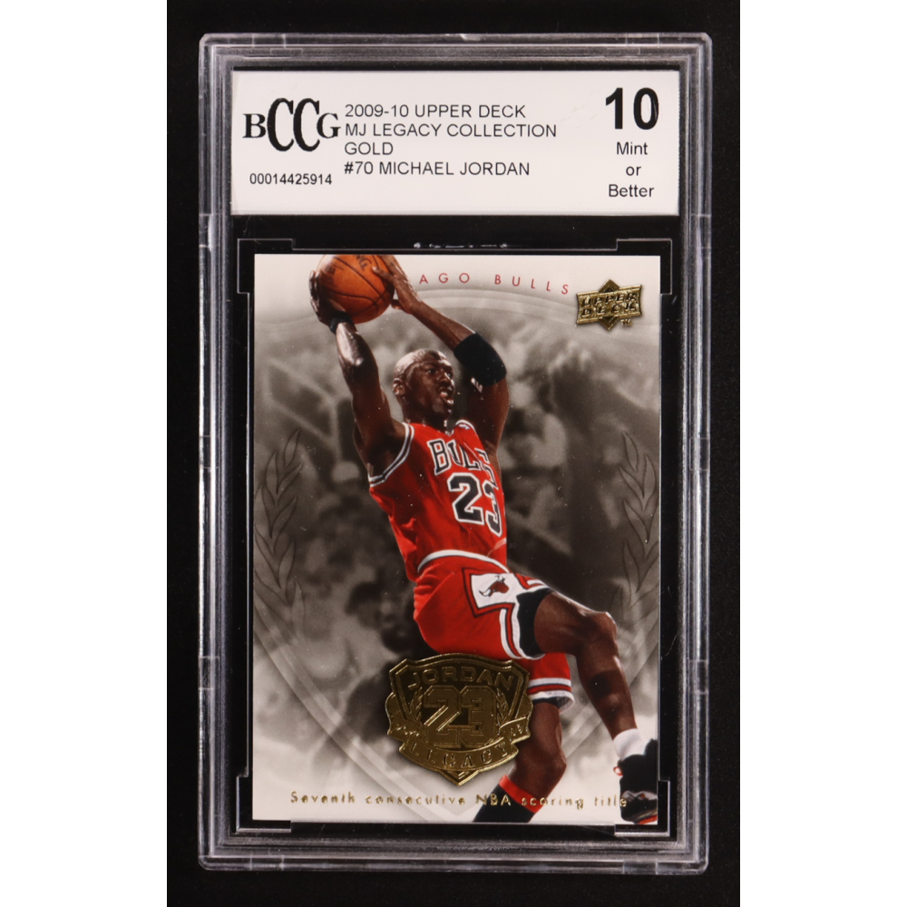 Michael Jordan 2009-10 Upper Deck Michael Jordan Legacy Collection Gold #70 (BCCG 10) at PristineAuction.com