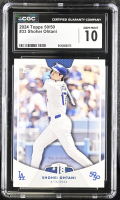 Shohei Ohtani 2024 Topps 50/50 #33 (CGC GEM MINT 10) at PristineAuction.com