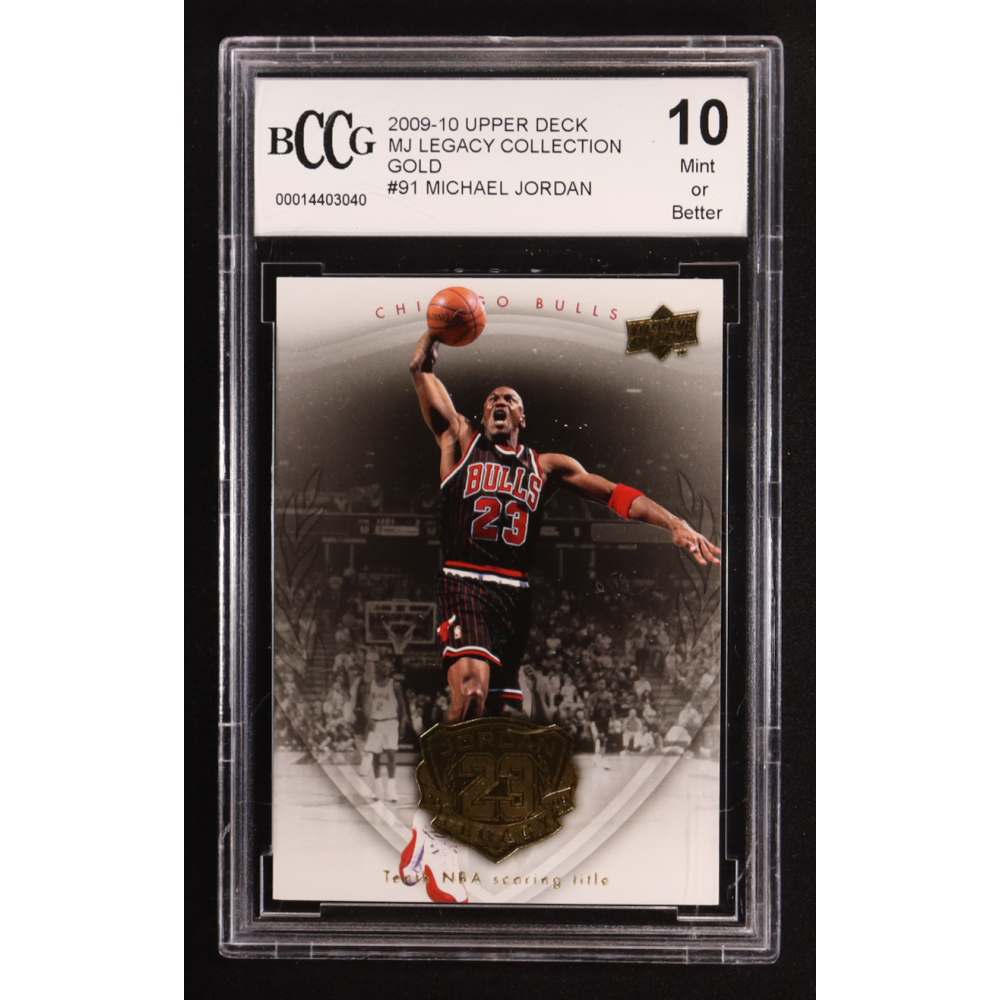 Michael Jordan 2009-10 Upper Deck Michael Jordan Legacy Collection Gold #91 (BCCG 10) at PristineAuction.com