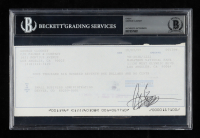 George Clooney Signed 1995 Personal Check (BGS) at PristineAuction.com