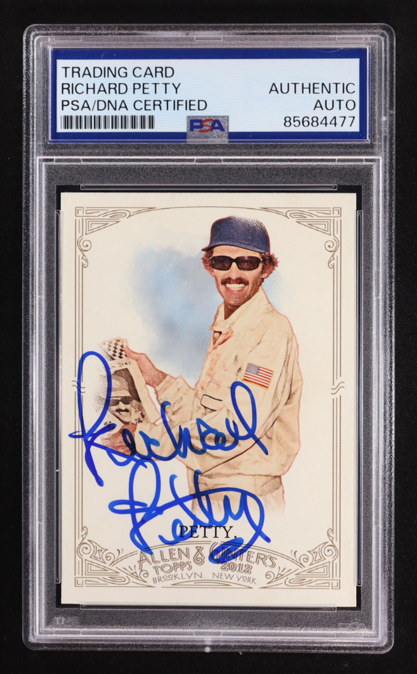 Richard Petty Signed 2012 Topps Allen & Ginter #61 (PSA) at PristineAuction.com Richard Petty Signed 2012 Topps Allen & Ginter #61 (PSA) at PristineAuction.com