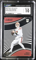 Brock Purdy 2022 Panini Chronicles Clear Vision Rookies #CVR-8 RC (CGC GEM MINT 10) at PristineAuction.com