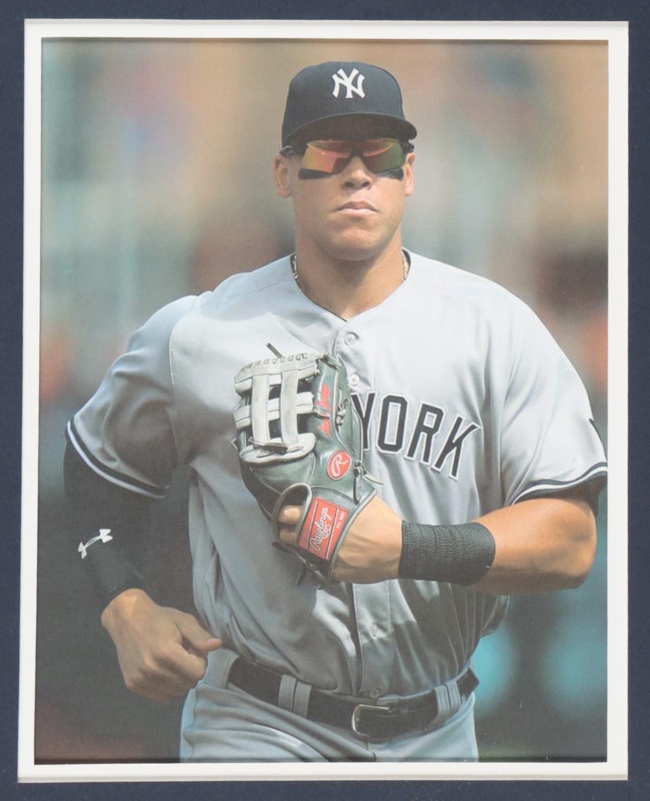 Aaron Judge Signed Custom Framed Jersey Display with Photos (Fanatics) at PristineAuction.com Aaron Judge Signed Custom Framed Jersey Display with Photos (Fanatics) at PristineAuction.com