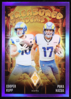 Cooper Kupp / Puka Nacua 2024 Panini Phoenix Treasured Tandems Purple #17 at PristineAuction.com
