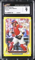 Yadier Molina 2014 Bowman Yellow #134 #77/99 (CGC 9) at PristineAuction.com
