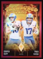 Cooper Kupp / Puka Nacua 2024 Panini Phoenix Treasured Tandems Red #17 #39/99 at PristineAuction.com