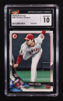 Shohei Ohtani 2018 Bowman #49 RC (CGC 10) at PristineAuction.com