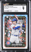 Pete Crow-Armstrong 2024 Topps Holiday Photo Variations #H136 RC (CGC 9) at PristineAuction.com