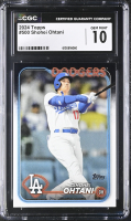 Shohei Ohtani 2024 Topps #500 (CGC GEM MINT 10) at PristineAuction.com