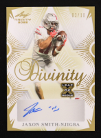 Jaxon Smith-Njigba 2023 Leaf Trinity Divinity Gold #DJSN #03/10 at PristineAuction.com