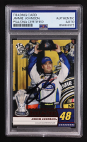 Jimmie Johnson Signed 2009 Press Pass Hunt for Four #186 (PSA) at PristineAuction.com