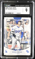 Shohei Ohtani 2024 Topps 50/50 #57 (CGC 9) at PristineAuction.com
