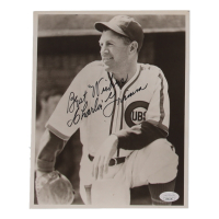 Charlie Grimm Signed Cubs 8x10 Photo Inscribed Best Wishes" (JSA) at PristineAuction.com