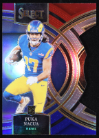 Puka Nacua 2023 Select Prizms Red and Blue Die Cut #199 RC at PristineAuction.com