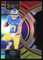 Puka Nacua 2023 Select Prizms Red and Yellow Die Cut #199 RC at PristineAuction.com