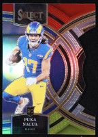 Puka Nacua 2023 Select Prizms Red and Yellow Die Cut #199 RC at PristineAuction.com