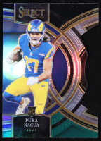 Puka Nacua 2023 Select Prizms Black and Green Die Cut #199 RC at PristineAuction.com