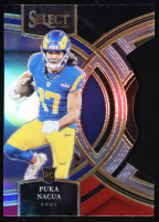 Puka Nacua 2023 Select Prizms Black and Red Die Cut #199 RC at PristineAuction.com