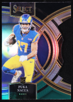 Puka Nacua 2023 Select Prizms Black and Green Die Cut #199 RC at PristineAuction.com