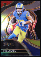 Puka Nacua 2023 Select Prizm Red and Blue Die Cut #224 RC at PristineAuction.com